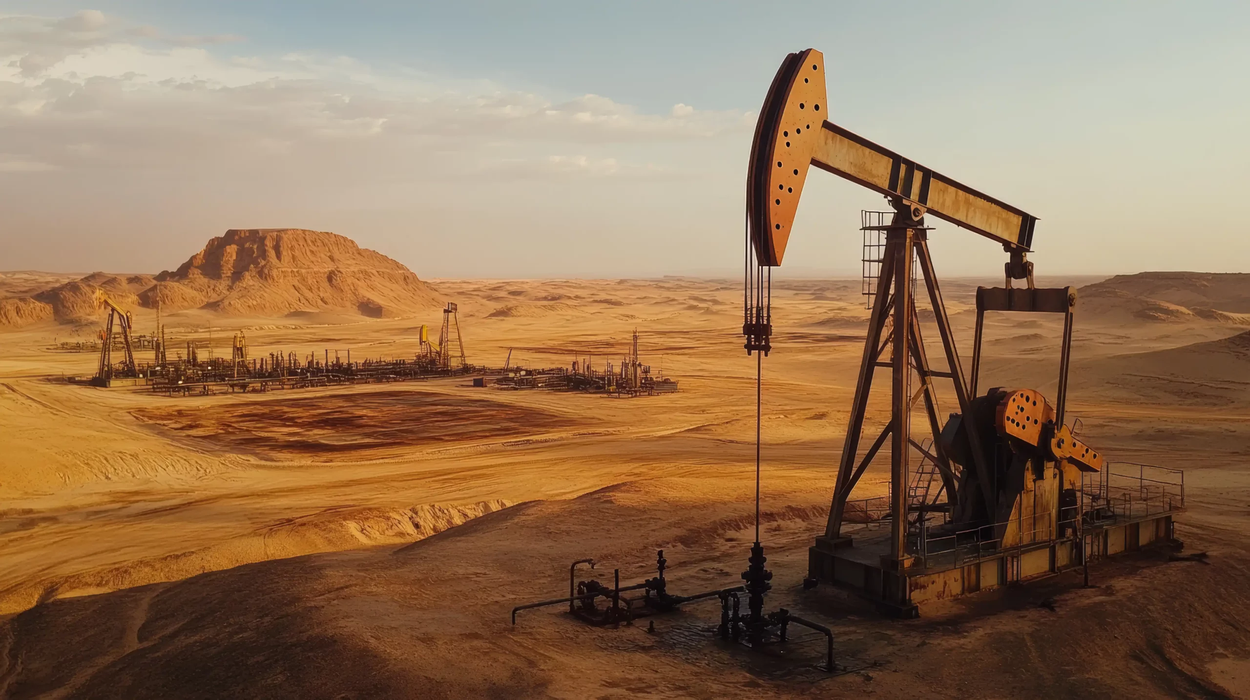 pompe petrole en algerie dans le sahara