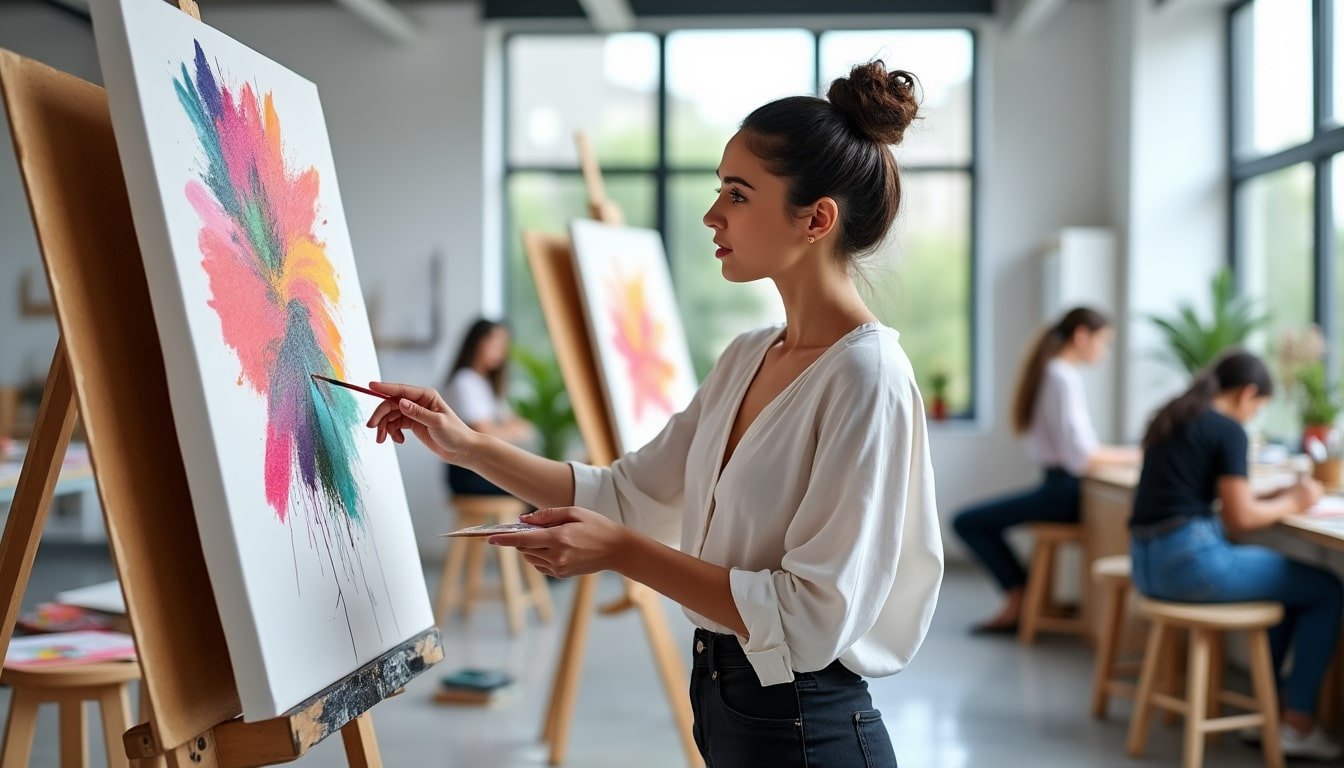 découvrez benghezala boufellah amel, artiste moderne proposant une approche unique de l’art abstrait. plongez dans son univers créatif, où couleurs et formes s’entremêlent pour éveiller émotions et réflexion.