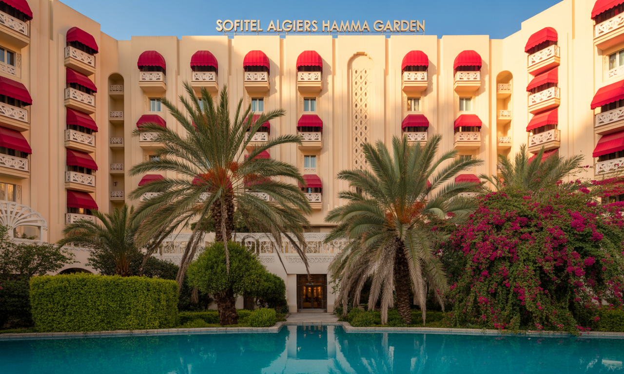 découvrez le sofitel alger hamma garden, un hôtel de luxe situé au cœur d’alger, offrant une expérience exceptionnelle en 2025 avec ses services haut de gamme, son cadre élégant et une hospitalité raffinée.