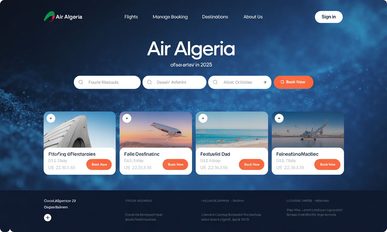 découvrez comment réserver un vol sur le site officiel d'air algérie en 2025 : étapes, conseils pratiques et informations pour un voyage serein.