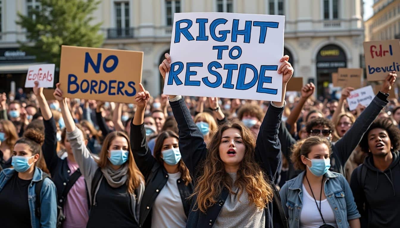 découvrez la mobilisation en france autour d'une pétition demandant un titre de séjour unique valable 4 ans pour simplifier les démarches des étrangers.
