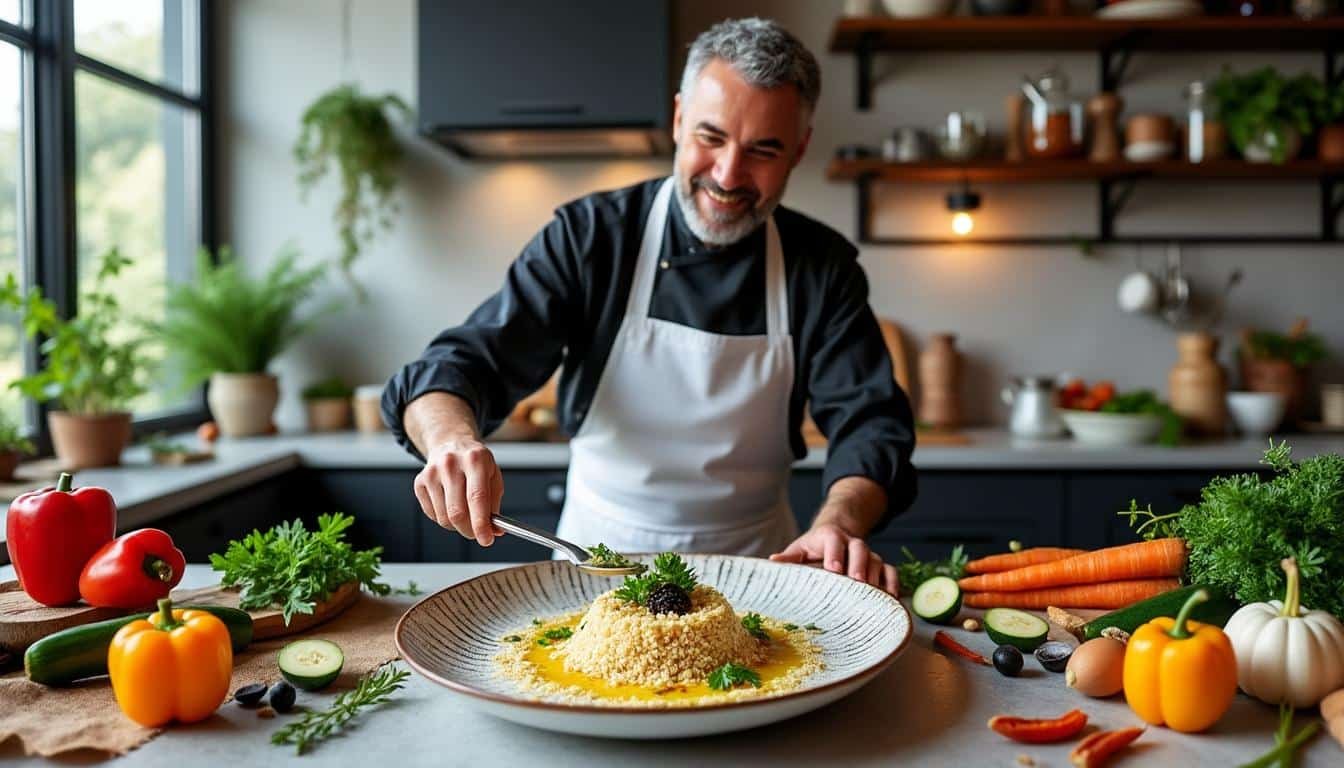 découvrez comment un chef franco-algérien bouleverse la tradition culinaire en réinventant le couscous avec une recette originale et pleine de saveurs inédites. une expérience gustative unique à ne pas manquer !
