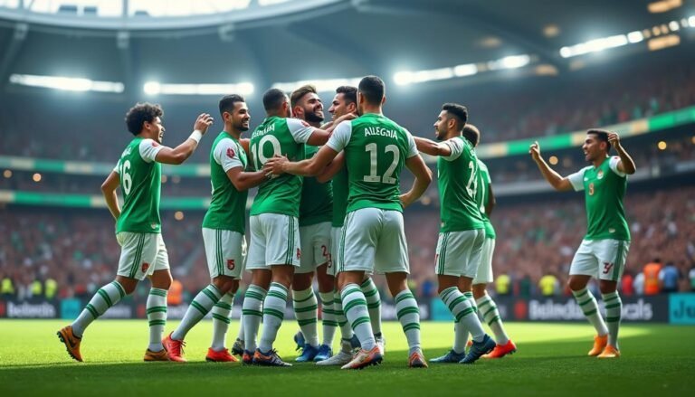 revivez la victoire spectaculaire de l'algérie face à bahreïn 5-1 en coupe arabe, une performance qui relance ses ambitions pour le tournoi.