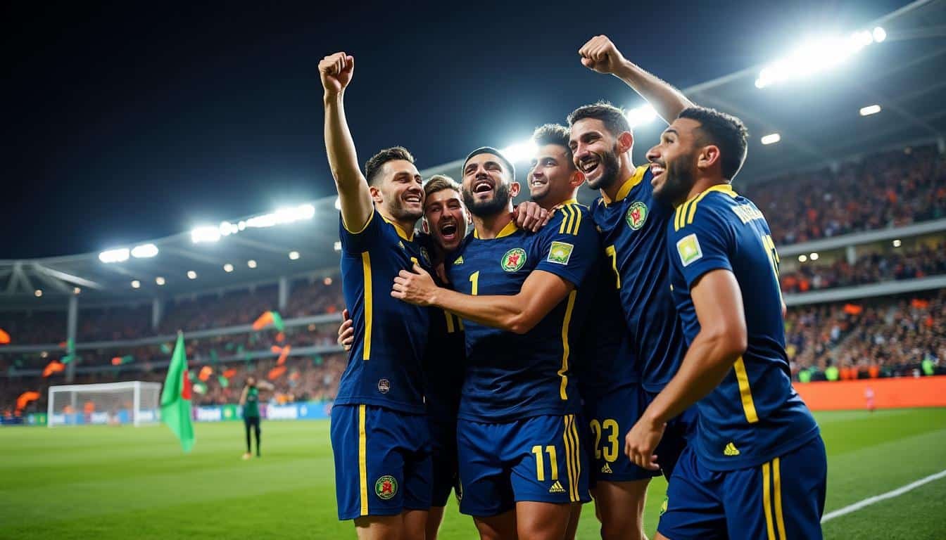 découvrez comment l'algérie a remporté une victoire 1-0 contre la rd congo lors de la can 2025, se qualifiant ainsi pour les quarts de finale aux côtés du nigeria.