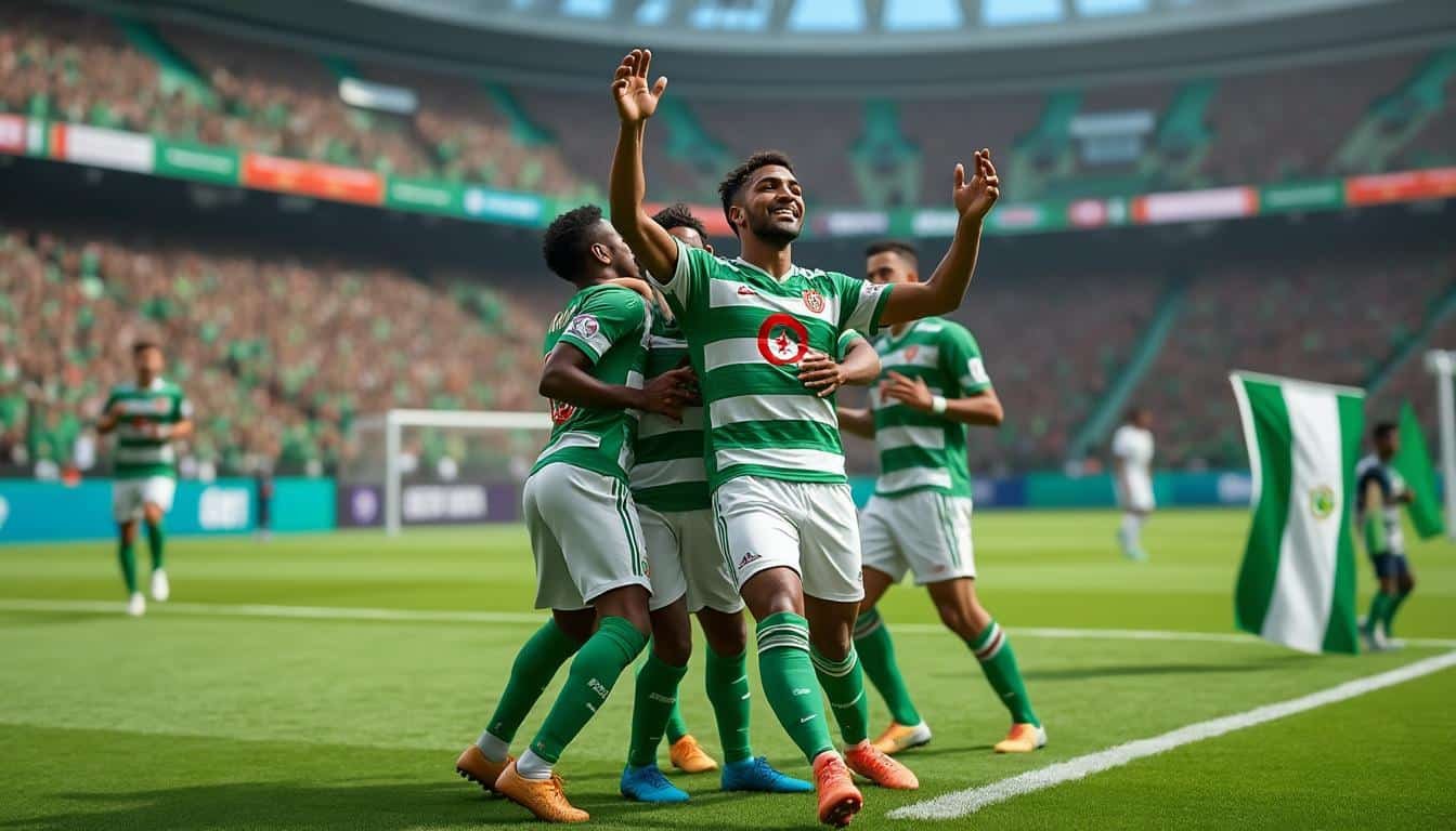 can 2025 : l'algérie remporte une victoire serrée 1-0 contre la rd congo et se qualifie pour les quarts de finale aux côtés du nigeria.