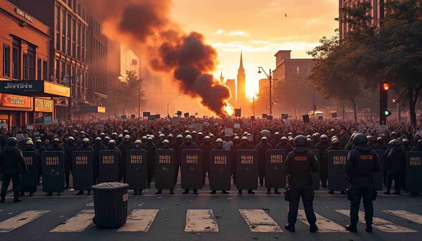 analyse approfondie des tensions internes aux états-unis et des risques potentiels d'un conflit civil à venir.