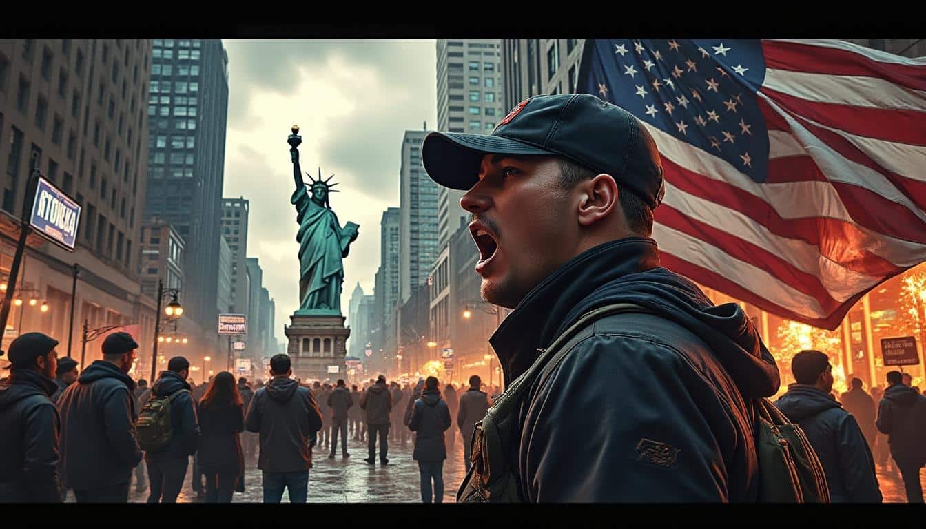 analyse approfondie des tensions internes aux états-unis et des risques potentiels d'un conflit civil, examinant les causes et les enjeux actuels.