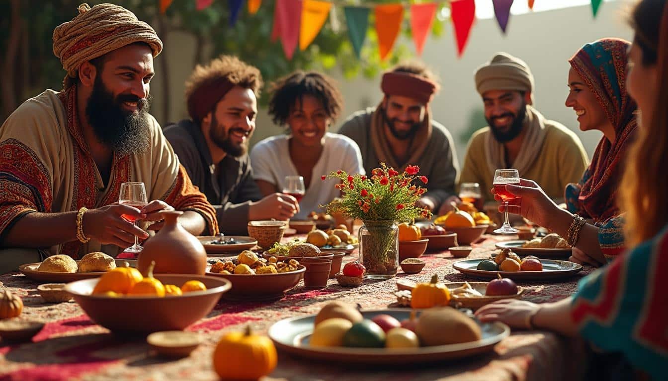 l’association iwadiyen de france célèbre yennayer avec joie, favorisant la convivialité et l’unité entre les membres et la communauté.