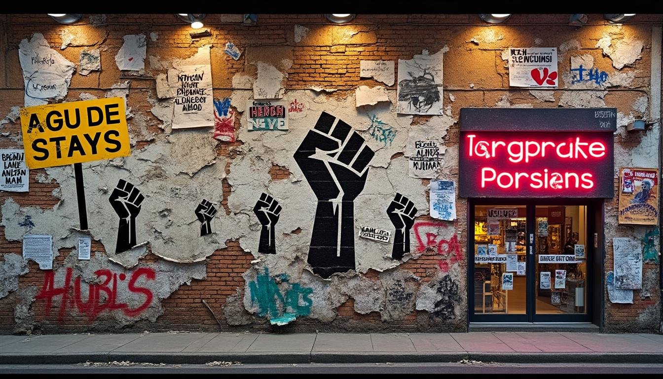 découvrez l'univers unique de mustapha boutadjine, où le collage se transforme en une puissante symphonie de résistance artistique mêlant créativité et engagement.