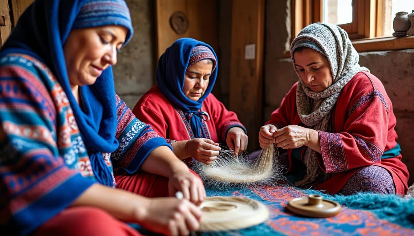 découvrez comment sadia tabti et youcef zirem œuvrent pour préserver l'artisanat berbère en soutenant les tisserandes menacées de disparition, un patrimoine culturel précieux à protéger.