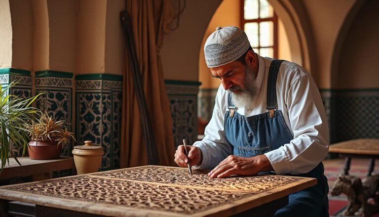 découvrez l’art vivant du bois d’akfadou à travers les œuvres de tahar messaoudi, présentées au palais des raïs, un voyage unique entre tradition et créativité.