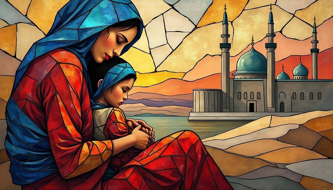 découvrez « alma » de farid mammeri, une œuvre captivante mêlant éclats du sacré et innovations plastiques modernes, explorant la spiritualité à travers un art contemporain unique.