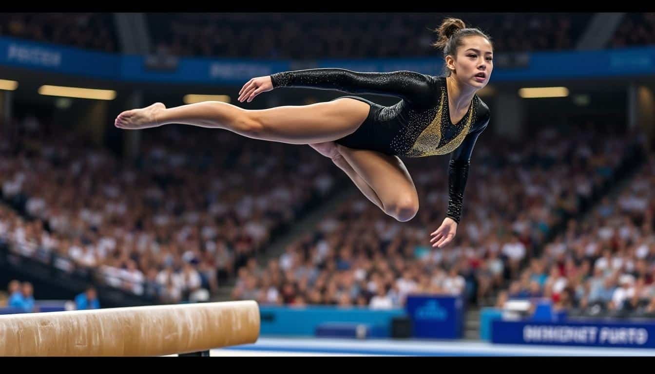 suivez la performance exceptionnelle de kaylia nemour lors de la 2e étape de la coupe du monde 2026, où elle s'assure une place en finale de la poutre grâce à son talent et sa détermination.