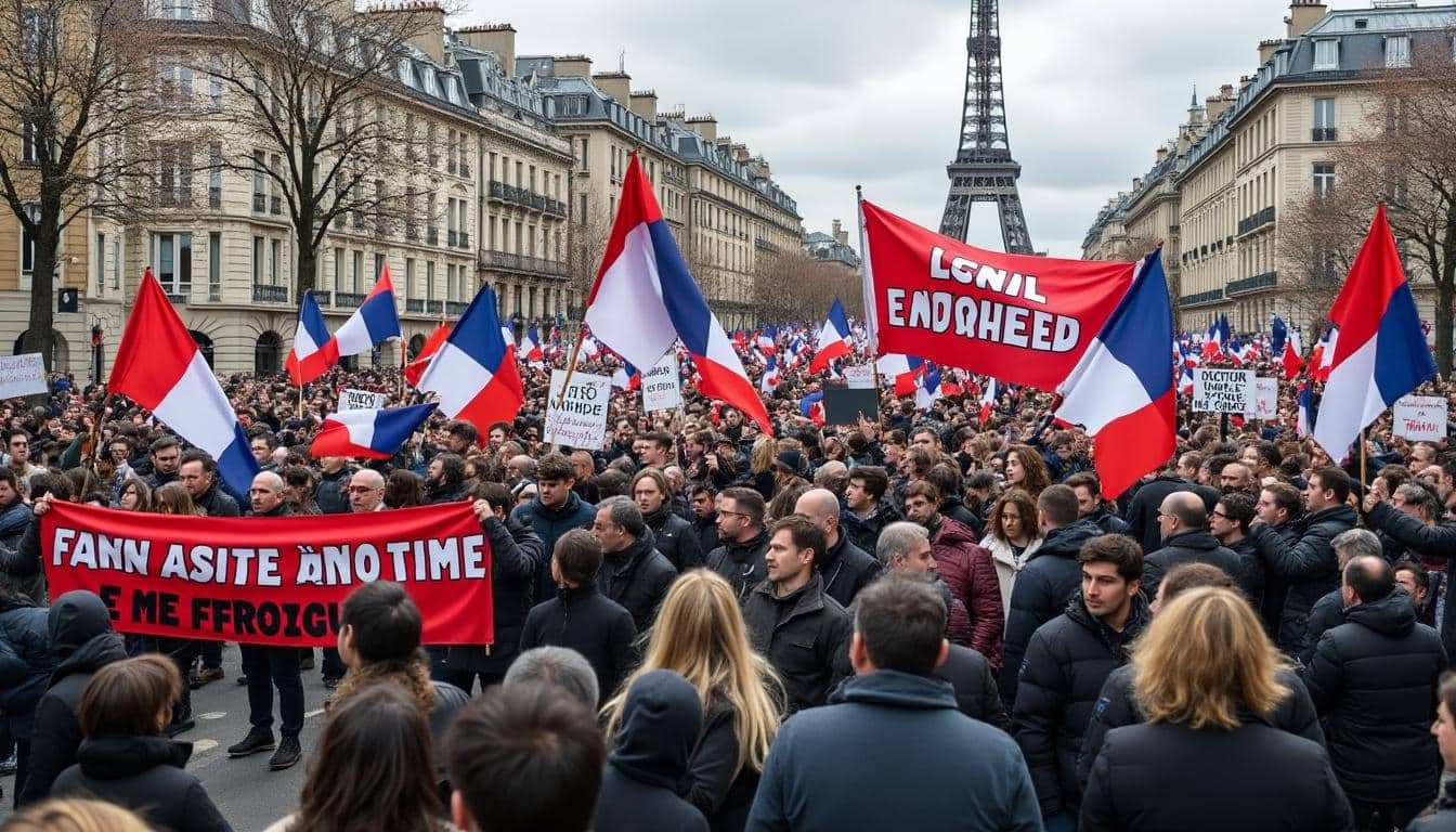 en france, des milliers de manifestants se mobilisent pour dénoncer le racisme, le fascisme et les conflits armés, réaffirmant leur engagement pour la paix et l'égalité.