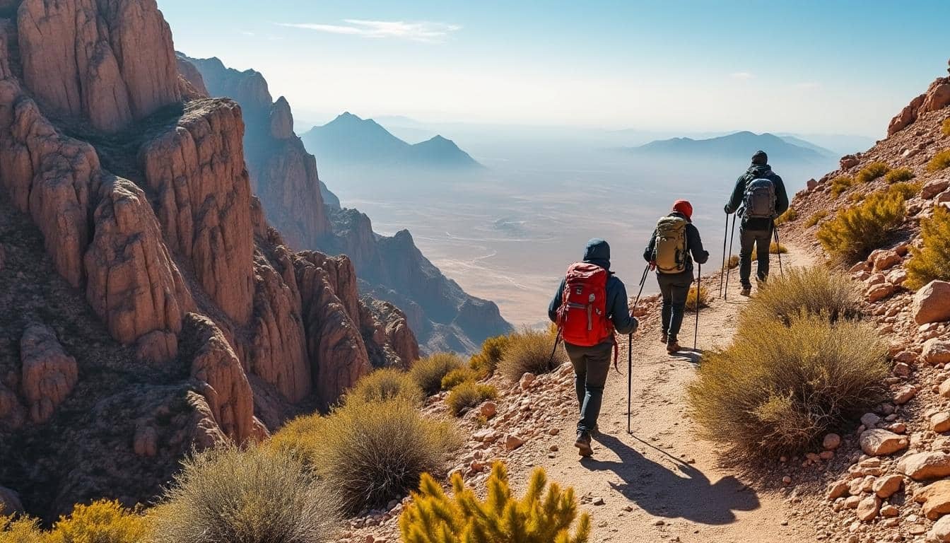 découvrez l'ascension du mont tahat, le point culminant de l'algérie à 2908 mètres, à travers un trekking inoubliable au cœur du désert du hoggar.