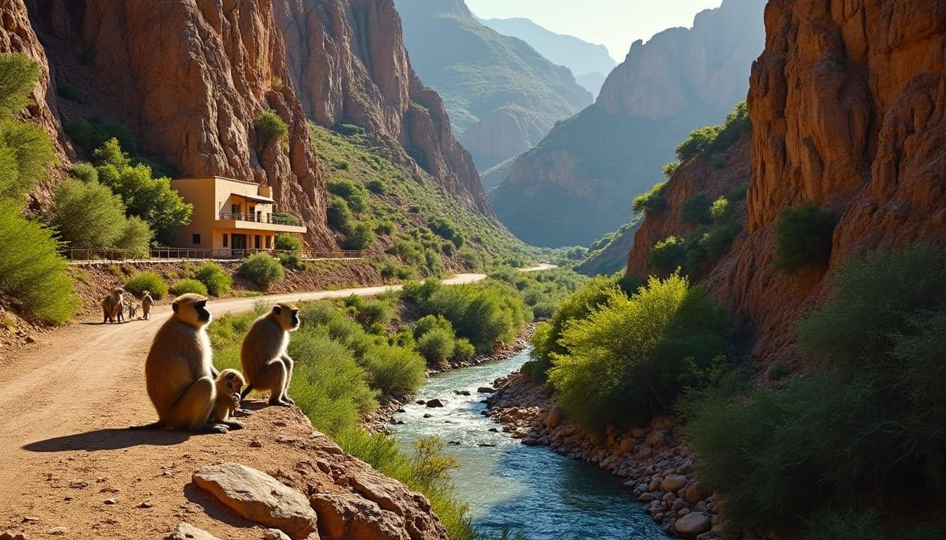 découvrez les gorges de la chiffa et le ruisseau des singes, un site naturel proche de blida où vous pourrez observer les magots dans leur habitat naturel. une escapade idéale pour les amoureux de la nature et de la faune.