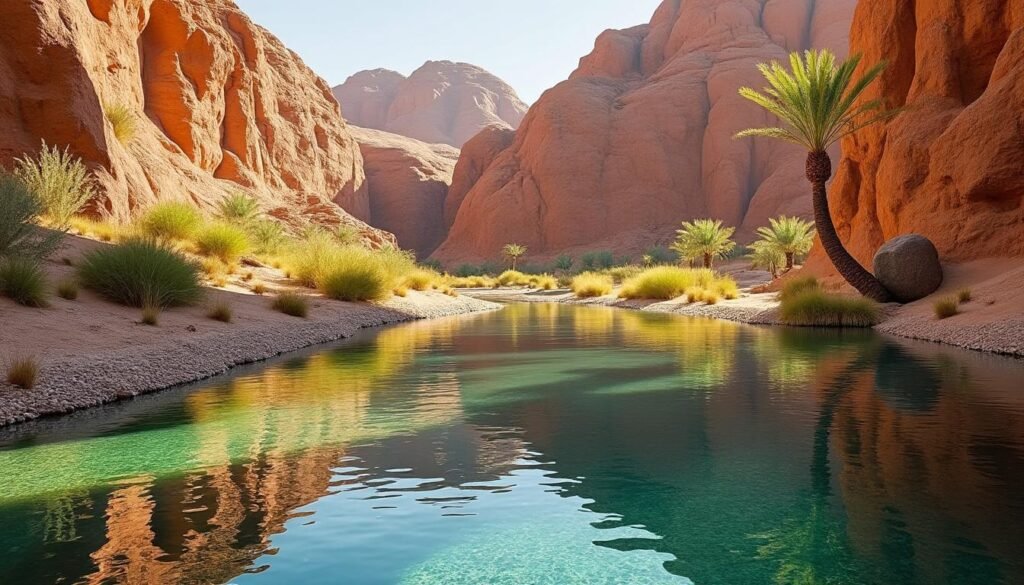 découvrez la guelta d'essendilène, une oasis secrète du tassili accessible à pied, offrant un paysage naturel époustouflant et une expérience unique au cœur du désert.