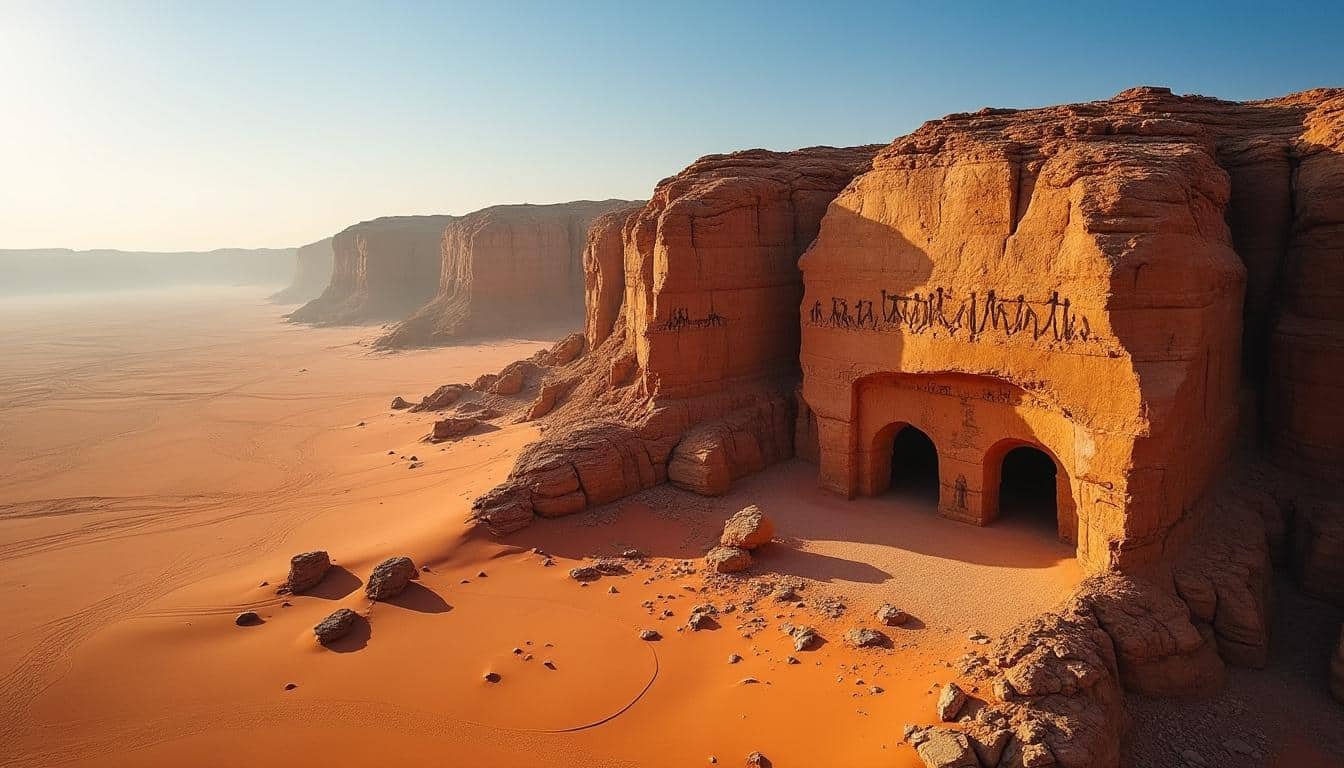 découvrez l'art rupestre du sahara algérien, un témoignage fascinant de 10 000 ans d'histoire gravée à même la pierre, offrant un voyage unique à travers les cultures anciennes sous le ciel du désert.