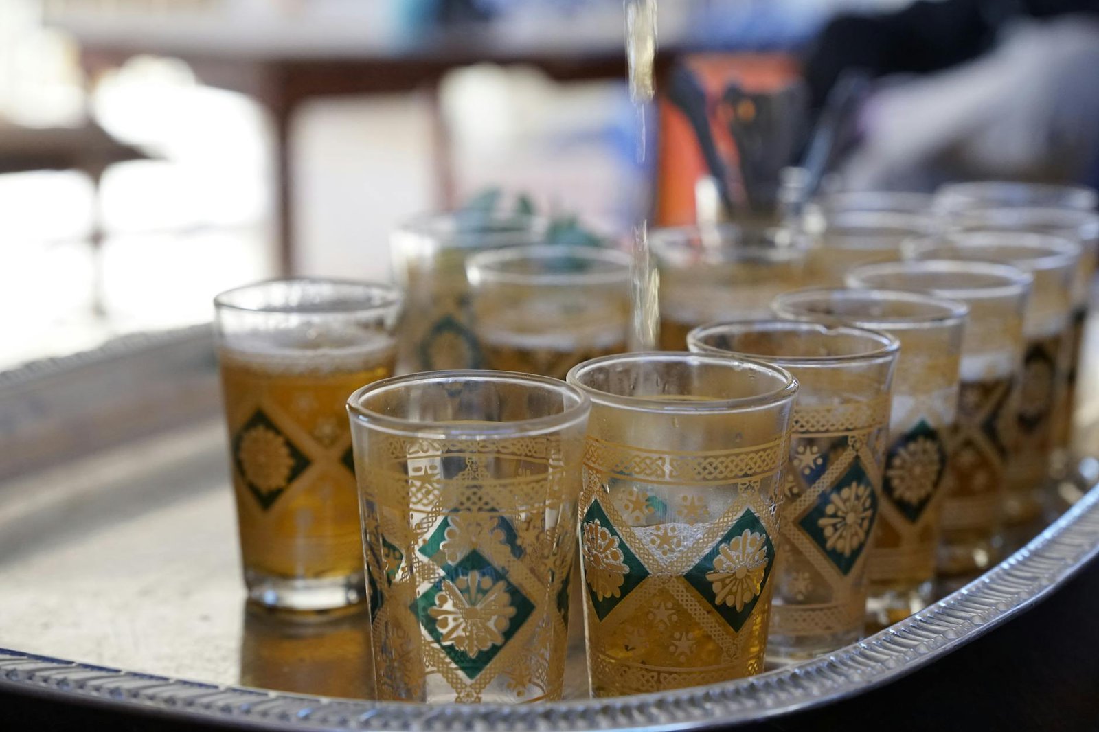 The a la menthe algerien, tradition culinaire