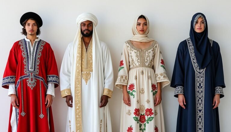 découvrez les costumes traditionnels d'algérie, détaillés région par région, pour explorer la richesse et la diversité culturelle du pays à travers ses tenues typiques.