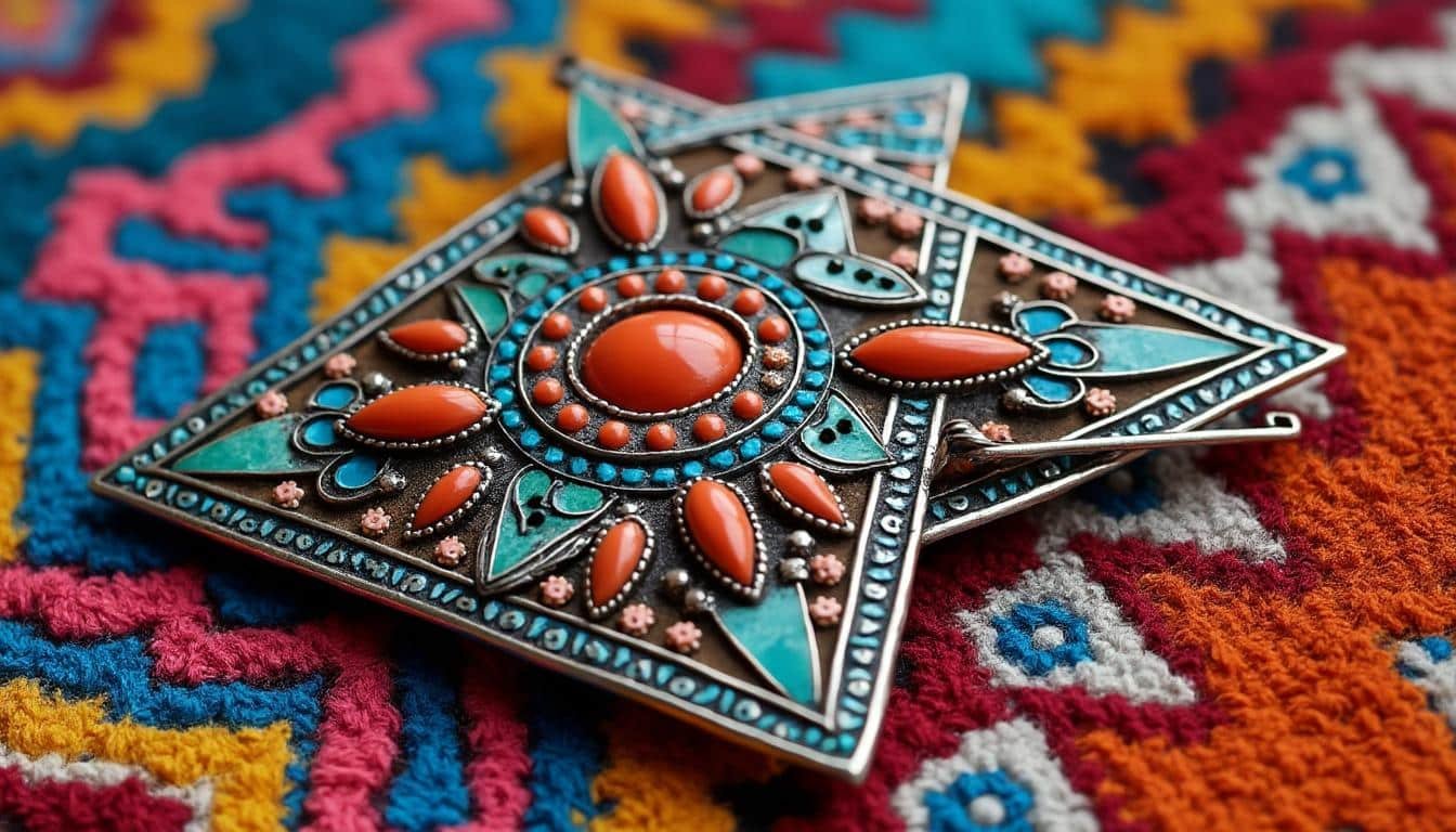 découvrez la fibule berbère algérienne, son rôle traditionnel, son symbolisme riche et l'importance des ibzimen chez les kabyles.