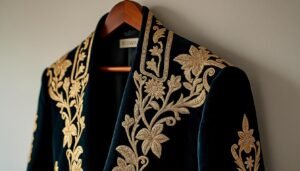 découvrez le karakou algérois, une élégante veste en velours brodé d'or, symbole traditionnel du mariage en algérie, alliant histoire et raffinement.