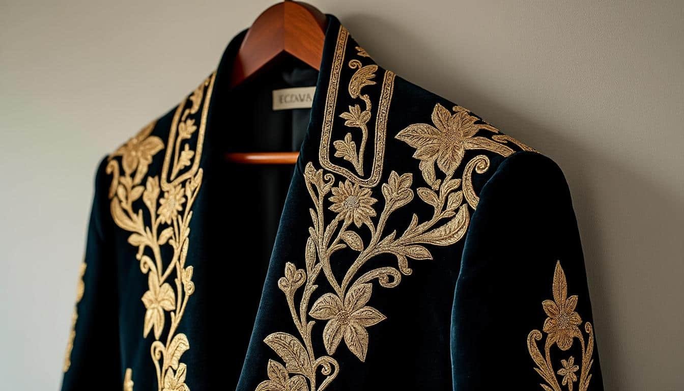 découvrez le karakou algérois, une élégante veste en velours brodé d'or, symbole traditionnel du mariage en algérie, alliant histoire et raffinement.