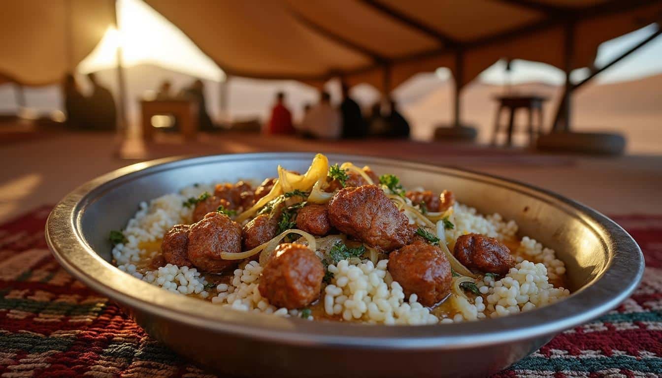 découvrez le couscous saharien, une spécialité du sud qui met à l'honneur le dromadaire, alliant tradition et saveurs uniques du désert.