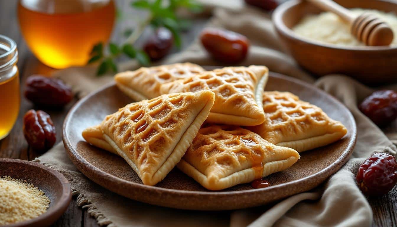 découvrez la recette ultime du makroud aux dattes et miel, un délice traditionnel marocain préparé avec de la semoule fine pour une texture parfaite et un goût authentique.