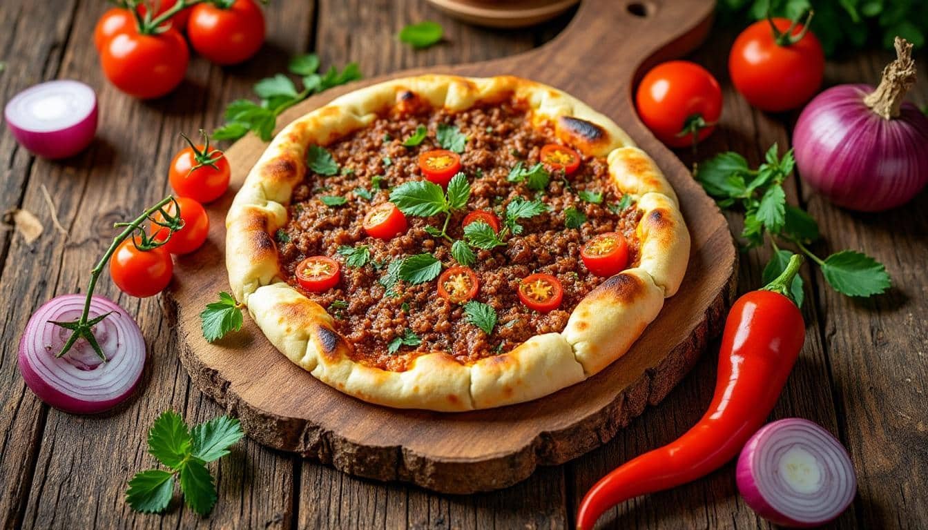 découvrez la recette authentique du mhajeb algérien fourré aux tomates et oignons, un msemen traditionnel de biskra, facile à préparer et délicieux.