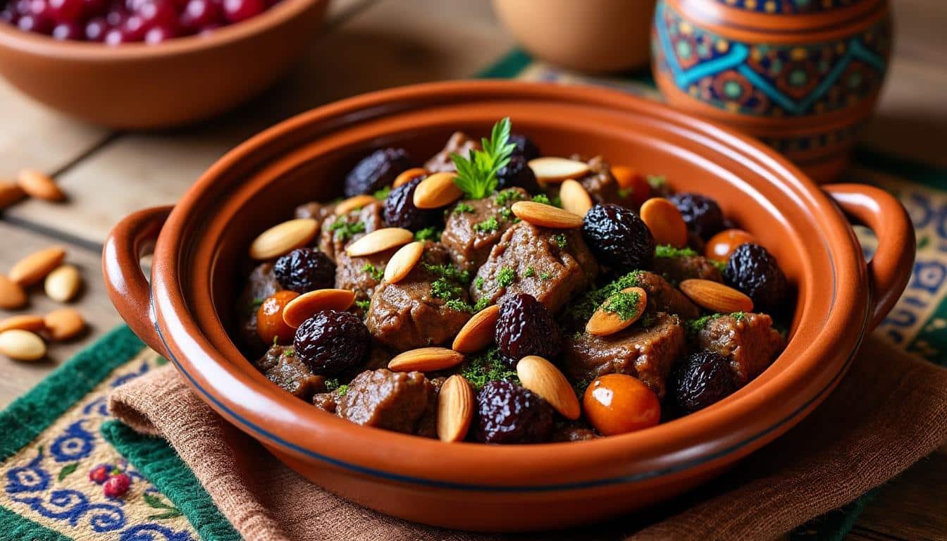 découvrez le tajine lahlou de kabylie, un délicieux tajine sucré-salé aux pruneaux, alliant saveurs traditionnelles et douceur fruitée pour un plat authentique et savoureux.