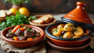 découvrez les différences authentiques entre le tajine algérien et marocain, leurs ingrédients, méthodes de cuisson et saveurs uniques expliquées en détail.
