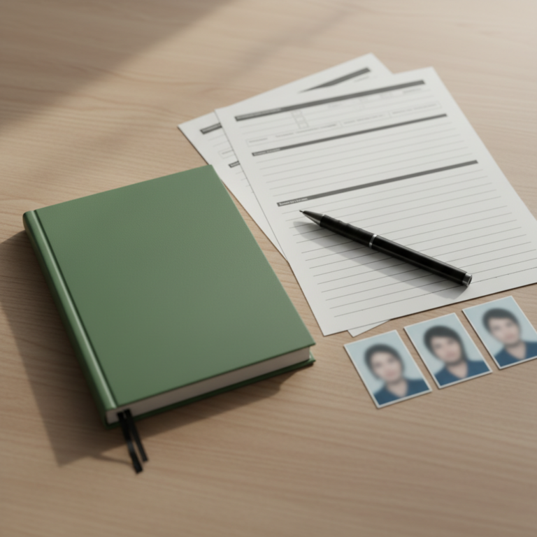 Dossier de demande de carte consulaire algérienne : formulaires, photos d identité et carnet vert